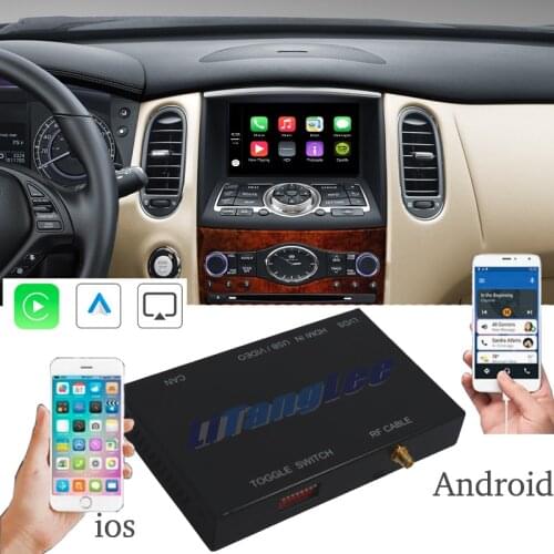 Car Camera Carplay Decoder Adapter For Infiniti QX50 J55 2013~2021 Mirror Link Display Android Auto Play 360 BirdView