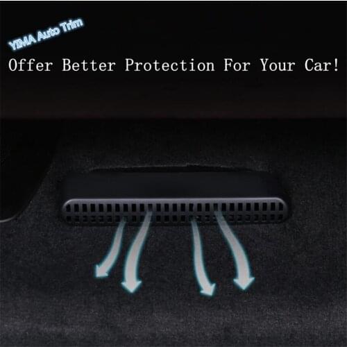 Lapetus Auto Styling Seat Chair Under Air Conditioning AC Vent Molding Cover Trim Fit For BMW 3 Series G20 2019 - 2021 / Plastic