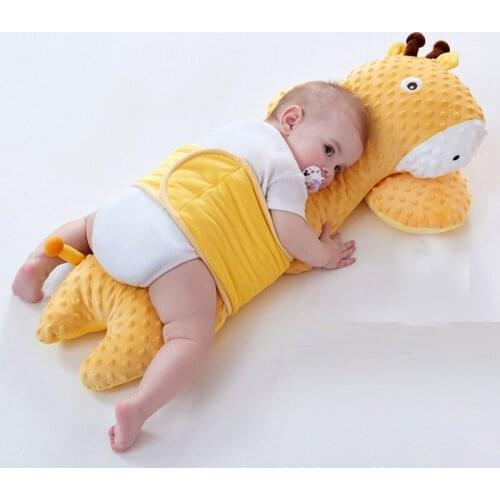 IMBABY Childrens Pillows Baby Soothing Pillow Newborn Soft Bed Bumper Crib Pad Sleeping Protection Bedding Soothing Cushion