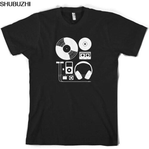 Evolution of Music Hardware - Mens T-Shirt - Technology - FREE UK P&P Cool Casual pride t shirt men Unisex New shubuzhi sbz6449