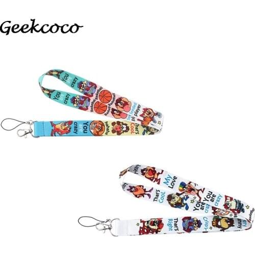 J1647 Mobile Phone Strap Cute Cartoon Monster Lanyard Neck Strap For Keys ID Card For USB Badge Holder DIY Kids Hang Rope