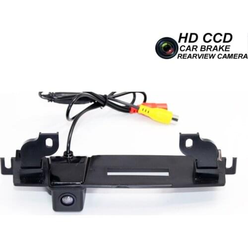 Vehicle Car Rear View Reverse Camera For NISSAN TIIDA 2008 trunk handle Auto Backup Parking Night Vision Guide Line Waterproof