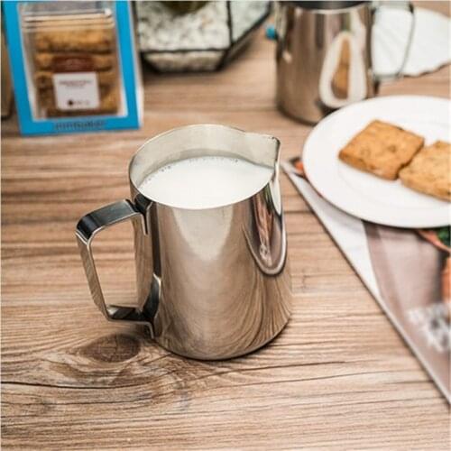 Coffee Jug Cup Mug Stainless Steel Coffee Pots Handle Coffee Beak Garland Cup Latte Jug Kitchen Tool
