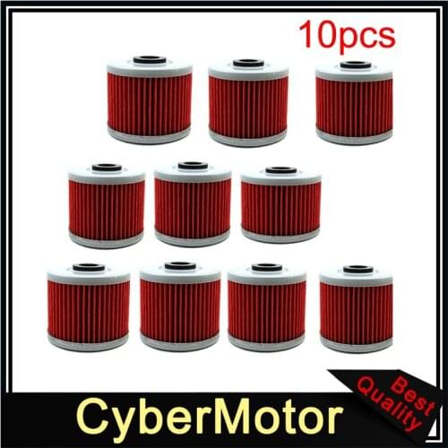10x Oil Filter For Honda XR500R XR350R TLR250 XBR500 XR600R Kawasaki KLX 110 140