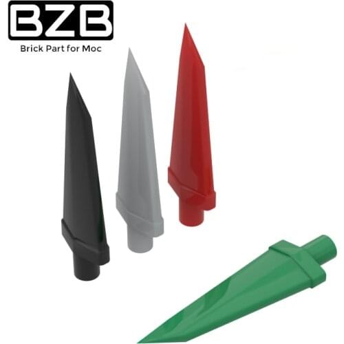 BZB MOC 64727 Blade Piece Sword Creative High-tech Building Block Model Kids Toys Boys DIY Brick Parts Best Gifts
