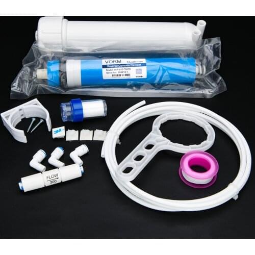 Free Shipping 75gpd VORM RO Membrane + 1812 RO Membrane Housing + Reverse Osmosis Water Filter System Parts