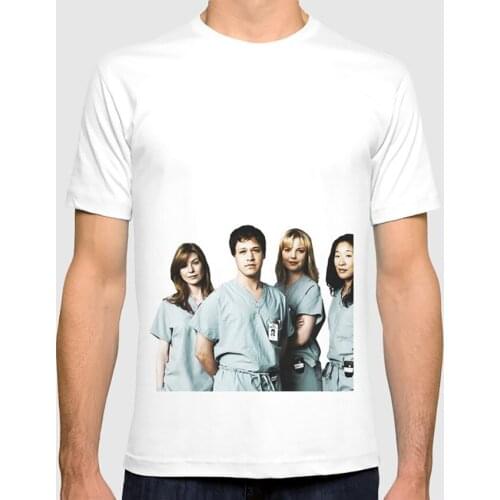 Baileys Interns T Shirt Mixed Media People Meredith Grey Cristina Yang Magic Vibe T-shirt Men Cotton Tshirt Cool Tees Tops