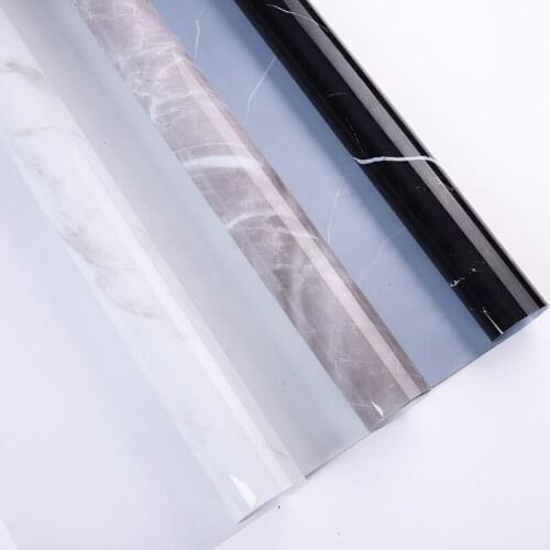 2021 New Table Protector Soft plastic PVC Marble Printing Soft Glass Crystal Boards Placemats Anti-Slip Table Mat Place Boards