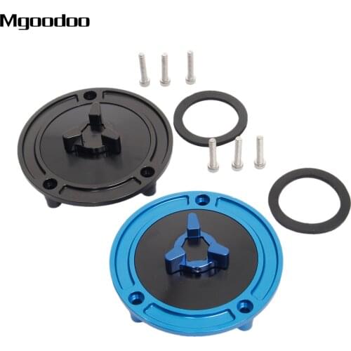 Mgoodoo New CNC Keyless Fuel Tank Gas Cap Cover For Yamaha R6/R6S R1 FAZER FZ1 FZ6/FZ6R FJR1300 V-MAX YZF R3 R15 FZ16 FJR 1300