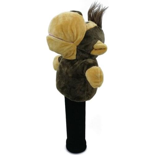 Monkey Golf Head Cover Fairway Woods Headcover Long Head Sleeve Outdoor Sport Animal Mascot Novelty Cute Gift Golf Accessories