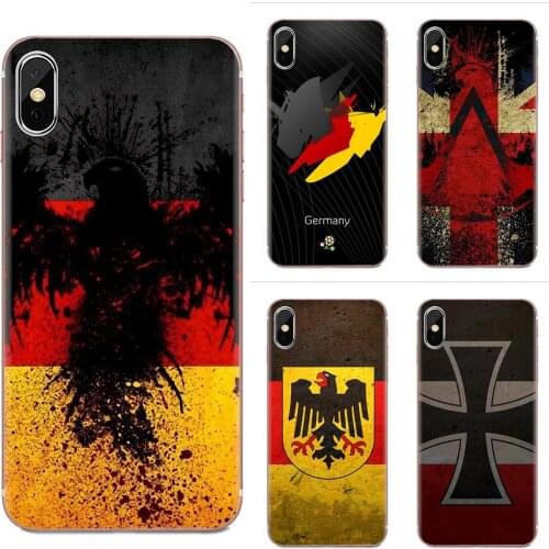 Germany Flag Wallpaper For Sony Xperia Z Z1 Z2 Z3 Z4 Z5 compact Mini M2 M4 M5 T3 E3 E5 XA XA1 XZ Premium TPU Cell Phone