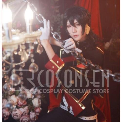 Ensemble Stars Sakuma Rei Invitation Black Blood Banquet Hakaze Kaoru Cosplay Costume Bloomed Cosplay COSPLAYONSEN Full Set
