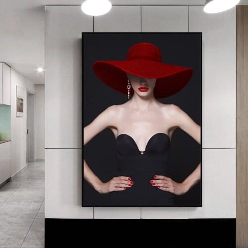 DDWW Poster Wall Art Canvas Print Figure Painting Beauty Portrait Picture for Living Room Home Decor No Frame Canvas Painting