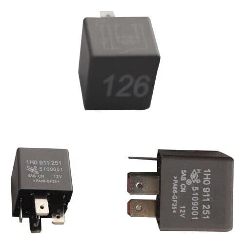 Fuel pump relay NO.126 Fit for VW BE BEETLE Polo Bora LU LUPO / LUPO 3L TDI //Audi ATT AUDI TT COUPE/ROADSTER OE:1H0911251