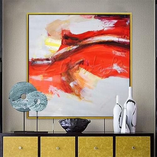Hand painted canvas oil paintings Cheap large modern abstract cuadros Home decor Canvas quadro wall Art pictures 000036