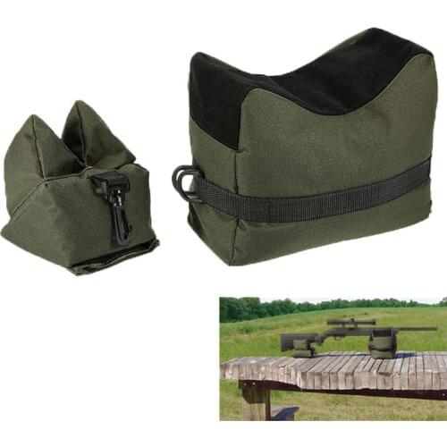Tactical Rifle Gun Rest Outdoor Hunting Shooting Sandbag Bench Unfilled Rifle Gun Front Rear Bag Beach Hunting Rifle Accessories