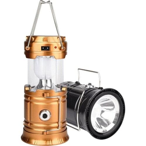 Outdoor LED Camping Light Solar Charging Portable Emergency Lighting Horse Light Portable Lamp Camping Tent Light