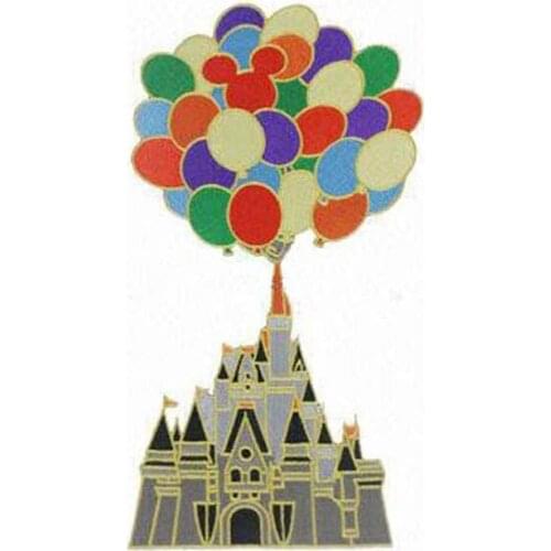 Embroidery Balloon Patch 3 inches Made by Twill With Flat Broder and Iron backing Customized MOQ 50pcs free shipping by Post