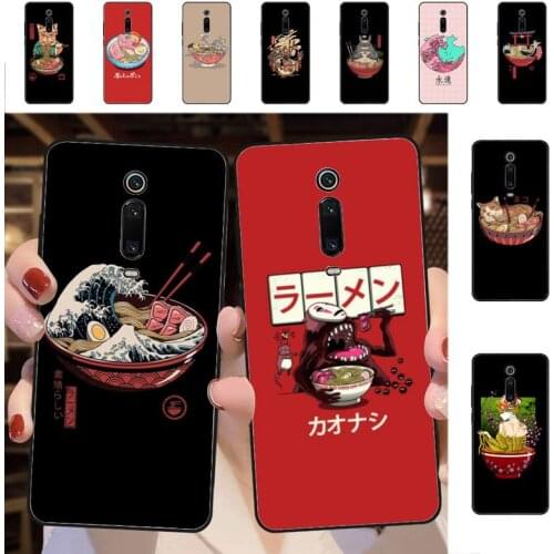 YNDFCNB Great Ramen Wave Japan Phone Case for Redmi 5 6 7 8 9 A 5plus K20 4X S2 GO 6 K30 pro
