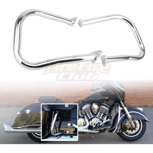 Motorcycle Engine Guard Crash Tank Bar Bumper Upper Lower Protector For Indian Chief Classic/ Vintage Chieftain 2014-2019 Chief