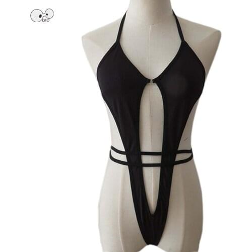 Women Sexy Transparent Extreme Micro One Piece Bathing Suit See Through Mini Bikinis Erotic Beach Sunbath Swimwear Sex Costumes