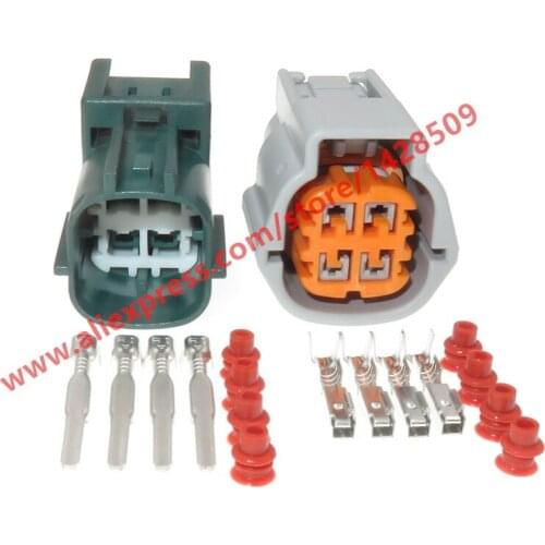 20 Sets 4 Pin Waterproof Oxygen O2 Sensor Plug Female Male Automotive Connector For Nissan 6181-0513 6189-7757