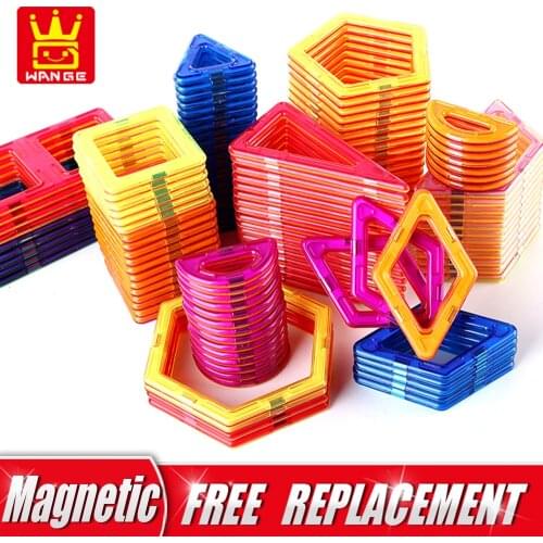 1PC Standard Size Magnetic Blocks DIY Building Single Bricks Parts 24 Different Types Educational Toys For Kids Gift