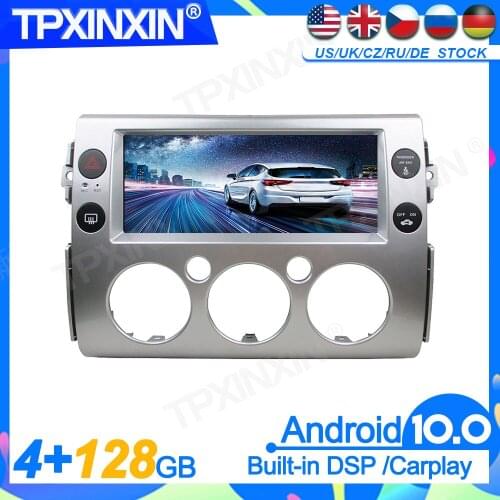 128GB Android10 For Toyota FJ Cruiser 2007-2018 Head Unit Car Multimedia Player Auto Radio Tape Recorder GPS Navigation DSP IPS