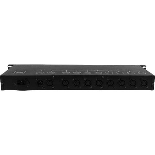 Free Shipping DMX 8 way Distributor 8CH DMX512 Light 8 output ports Controller Dimmer Stage Light Signal Amplifier Splitter