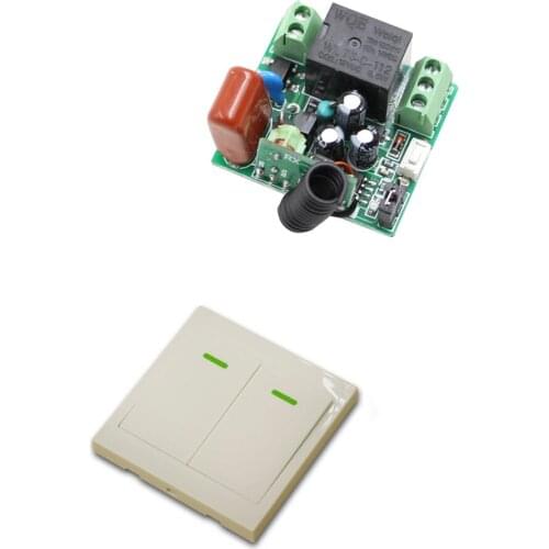 220V 1CH Wireless Remote Control Switch Radio Light on/off 1 CH 10A Relay Receiver Transmitter Learning Code 315/433Mhz