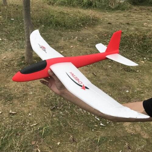 60cm Large Hand Throw EVA Foam Plane For Kids Flying Toy Airplane Outdoor Fun Sports Toys Birthday Gift For Boys Girl