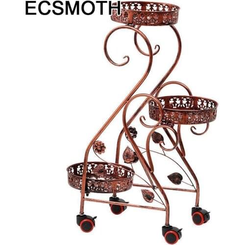 Varanda Decor Decoracion Exterior Garten Dekoration Shelves Mensole Per Fiori Balcon Balkon Plant Stand Balcony Flower Iron Rack