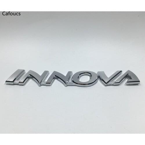 For Toyota INNOVA emblem rear tailgate logo nameplate stickers