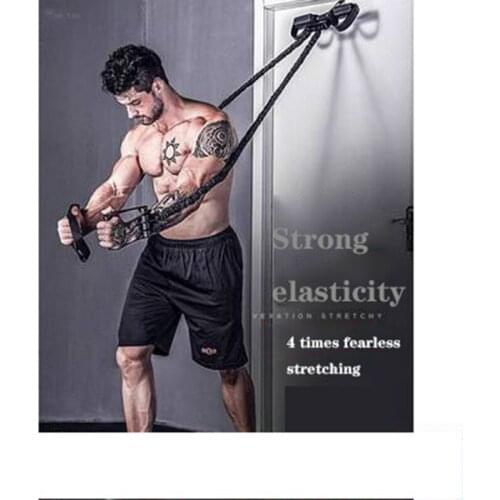 Home multifunctional pedal tensioner for mens abdomen abuse Indoor fitness equipment tension rope dumbbells thin belly artifact