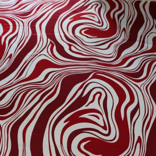 Geometric Circles Satin Fabric Tilda Cloth Soft Children Dancing Clothing Tissue Fabric Satin
