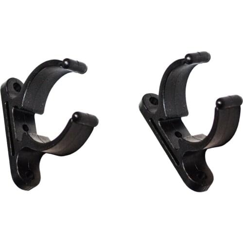 MagiDeal 2X Boat Marine Hook Clips Holds Poles Up To 1-1/2" Diameter 38MM