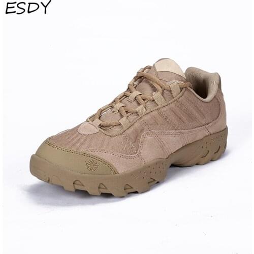Esdy Military Boots Outdoor Mens Boots Quick Response Boots Combat Ankle Boot Tactical Boots Men Army Work Shoes Men Shoes