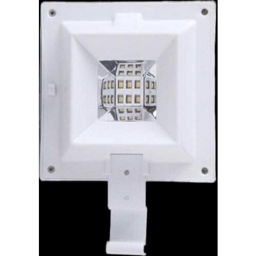 6LED Solar Light Wall Lamp Lights Lights Lights Waterproof Balcony White Corridor Outdoor Lighting Fence