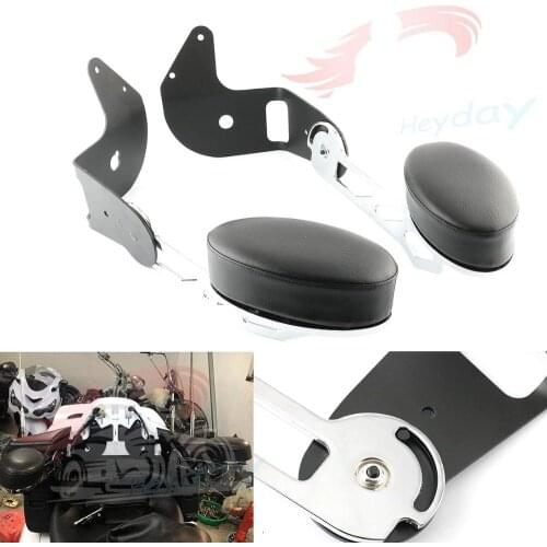 New Chrome Motorcycle Rear Adjustable Passenger Armrests For Honda Goldwing GL1800 2001-2017 02 03 04 05 06 07 08 12 13 14 15 16