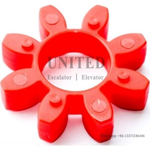 UNITED Elevator Cushion Traction Machine Cushion 18ATF Host Coupling Elastomer GS75 RED
