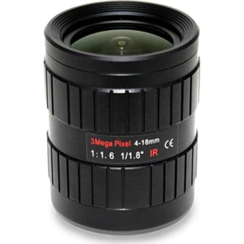 HD C-mount industrial camera lens zoom fixed focus 1/2 inch visual C-mount lens