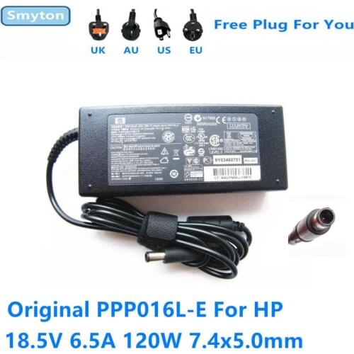 Original Laptop Charger all in one For HP Compaq PPP016L-E 463953-001 18.5V 6.5A 120W 8530W 8540W NX8410 Power Supply AC Adapter
