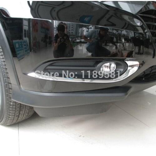 For Honda VEZEL 2014 2015 2016 ABS Chrome Front Fog Light Trim