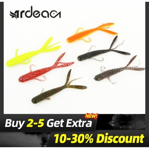 Ardea soft bait 10pcs 72mm 1.3g fishing lure Swimbait eazyWobblers Pesca Silicone Tackle trout Carp Jigging bass pike winter