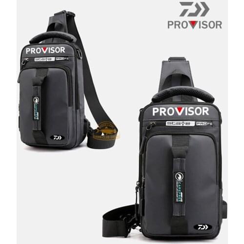 New 2020 DIAWA Fishing Bag Outdoor Sports Cycling Waterproof Backpack Mens Casual Chest Bag Travel Fishing Equipment Backpack