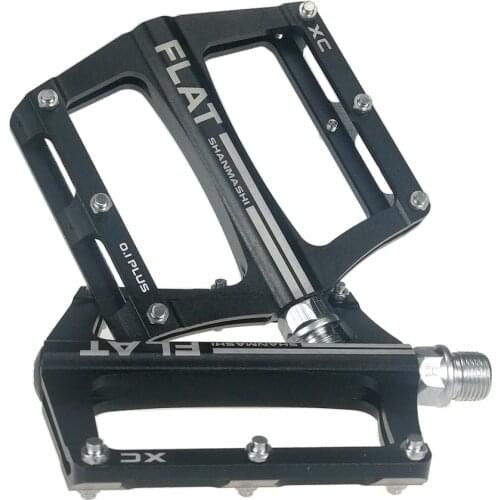 Shanmashi CNC Aluminum Alloy Mountain Bike MTB Pedals Road Cycling DU Sealed Bearing Bicycle Pedals UltraLight Bike Pedal Parts