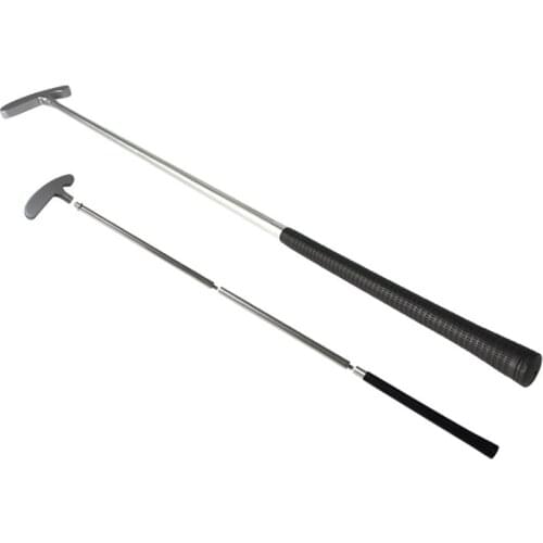 Three-section foldable golf putter