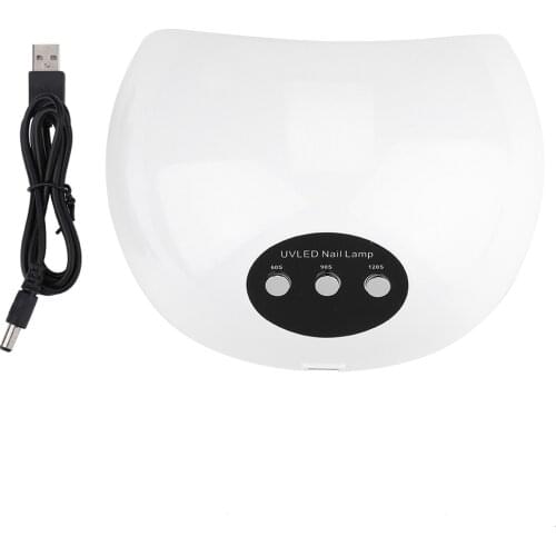 24W Ultra-Portable Fashion Design UVLED Lamp Nail Dryer Curing For Nail Polish Art Tools Gel Curing Lamp