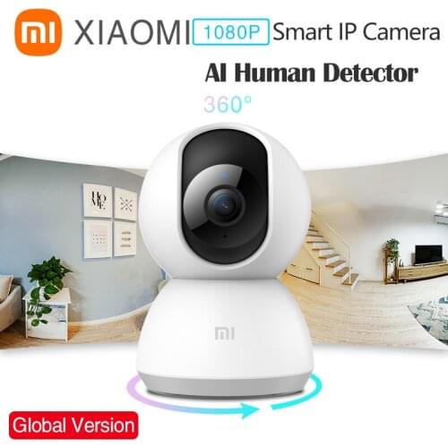 Xiaomi Mijia Smart Camera AI Humanoid Detector Wireless WIFI Home Security IP Camera 360 Angle Night Vision Video Webcam Monitor