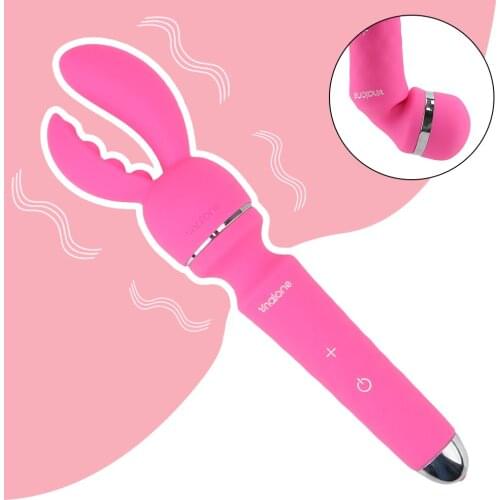 Magic Wand AV Vibrator Anal Vagina Massager with 3 Head Clitoris Stimulator Sex Toys for Women Powerful Clit Vibrators